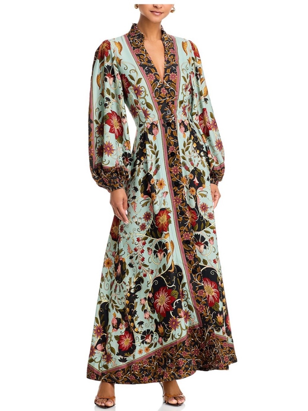 FARM Rio Flowing Beauty Maxi Dress, Size XS, NWT 🇧🇷